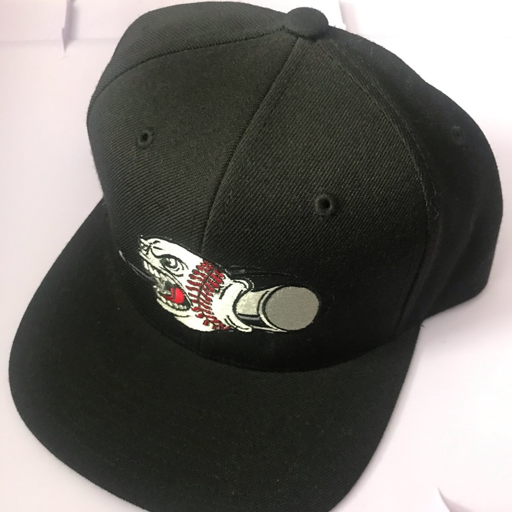 ⚾️ 🥎 Custom Unique Thread Emblem Baseball Softball SnapBack Hat 1/1